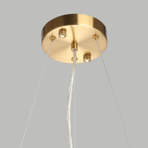 Люстра подвесная Патриция 447012206 MW-Light белая на 6 ламп, основание бронзовое в стиле современный  фото 3