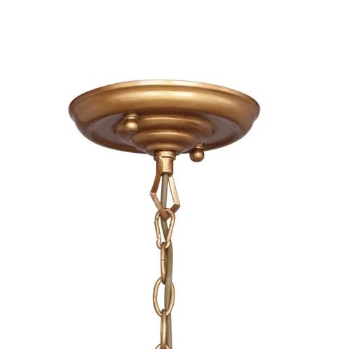 Люстра подвесная Royalty 2021-6P Favourite прозрачная на 6 ламп, основание золотое в стиле классический  фото 3