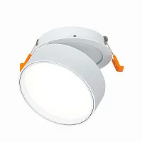 Светильник точечный LED St651 ST651.548.14 ST-Luce белый 1 лампа, основание белое в стиле современный хай-тек 