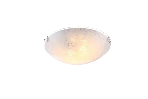 Светильник потолочный TORNADO 40463-2 Globo белый 2 лампы, основание хром в стиле современный 