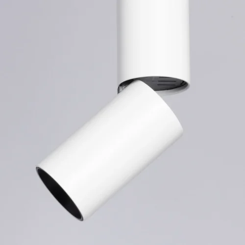 Светильник накладной LED Информ 851011401 DeMarkt белый 1 лампа, основание белое в стиле современный хай-тек трубочки фото 6