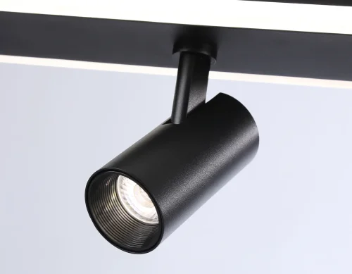 Светильник потолочный LED с пультом FL66202 Ambrella light чёрный 1 лампа, основание чёрное в стиле современный хай-тек с пультом фото 8