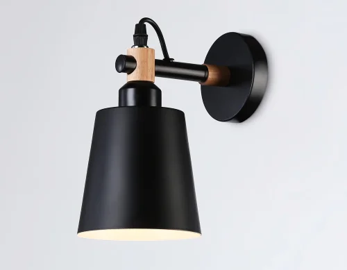 Бра TR82213 Ambrella light чёрный на 1 лампа, основание чёрное в стиле скандинавский  фото 3