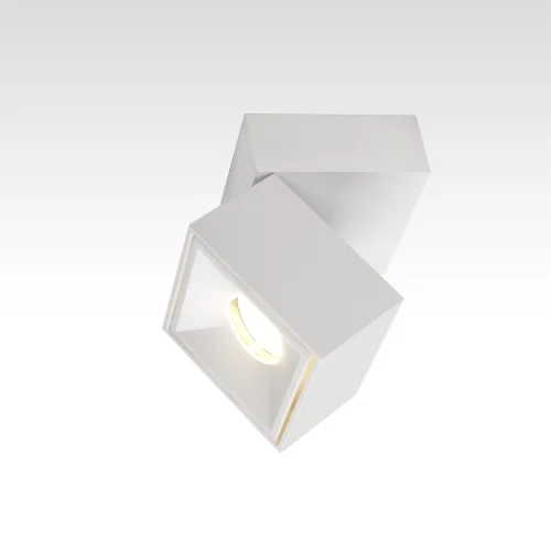Светильник накладной LED CL558020N Стамп Citilux белый 1 лампа, основание белое в стиле современный хай-тек квадратный фото 2