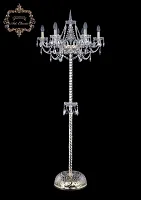 Торшер 13.25.6.200.P.h-160.Gd.Sp Bohemia Art Classic  прозрачный 6 ламп, основание золотое в стиле классический
