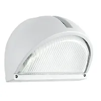 Настенный светильник 89768 ONJA Eglo уличный IP44 белый 1 лампа, плафон прозрачный в стиле современный E27