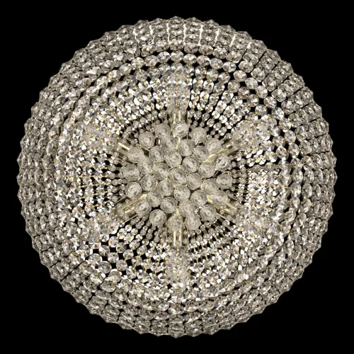 Люстра потолочная хрустальная 19281/H1/45IV G Bohemia Ivele Crystal прозрачная на 8 ламп, основание золотое в стиле классический sp фото 2