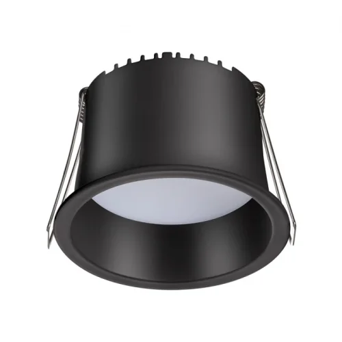 Светильник точечный LED Tran 358900 Novotech чёрный 1 лампа, основание чёрное в стиле современный хай-тек 