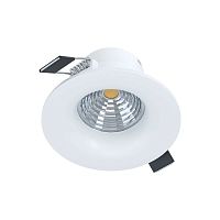Светильник точечный LED Saliceto 98243 Eglo белый 1 лампа, основание белое в стиле модерн 