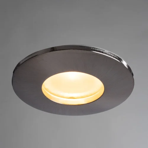 Светильник точечный AQUA A5440PL-1SS Arte Lamp матовый серебро 1 лампа, основание матовое серебро в стиле модерн  фото 3