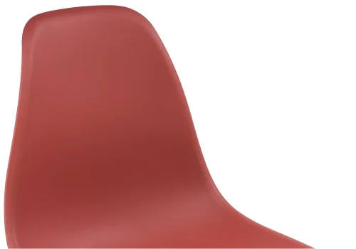 Пластиковый стул Eames PC-015 bordeaux 11896 Woodville, бордовый/, ножки/массив бука дерево/натуральный, размеры - ****460*520 фото 6