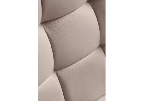 Полубарный стул Алст К латте / белый 502280 Woodville, бежевый/велюр, ножки/металл/белый, размеры - ****500* фото 6