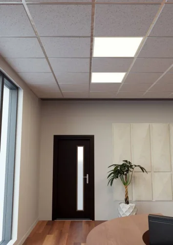 Светильник офисный потолочный LED Rabassa 900937 Eglo размеры *595*595 мм, нейтральный белый 4000К, 4900 лм, мощность 34,5 вт, на 10 кв.м фото 2