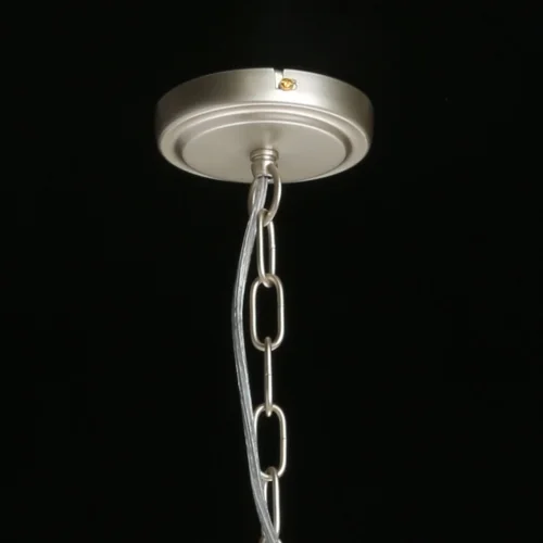 Люстра подвесная Федерика 684012705 MW-Light белая на 5 ламп, основание золотое в стиле классический  фото 3